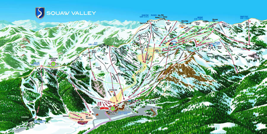 Pistes de ski de Squaw Valley
